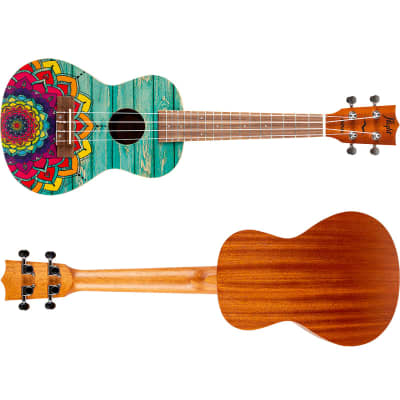 Flight AUC-33 Mansion Concert Ukulele New - Summer Vibe image 5