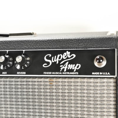 Fender Super Amp 2-Channel 60W 4x10" Guitar Combo Amplifier CG002MH image 2