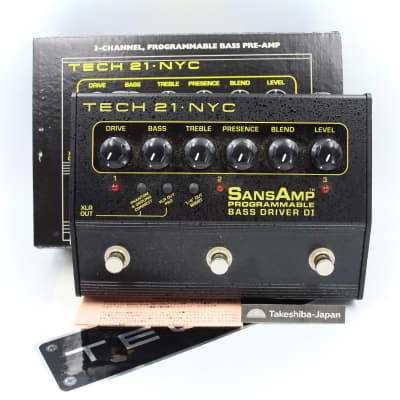 Tech 21 Sansamp Programmable Bass Driver