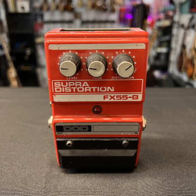 DOD Supra Distortion FX55-B Red 1990s