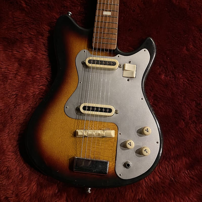c.1960s Guyatone LG-55W MIJ Vintage Guitar “Sunburst” | Reverb