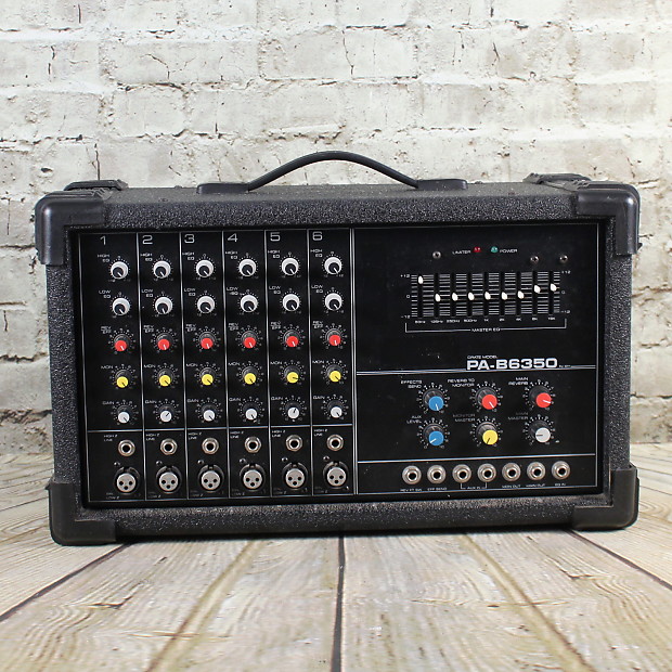 Crate PAB6350 6 Channel Professional Mixer Reverb