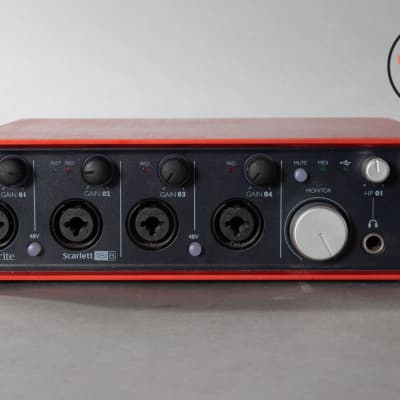 Focusrite Scarlett 18i8 1st Gen USB Audio Interface Red / Black image 2
