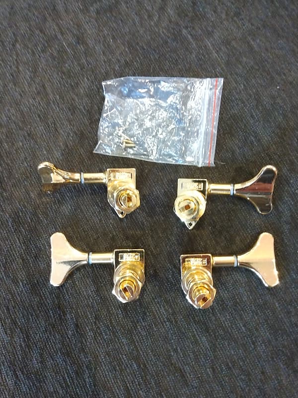 Wilkinson Gold bass tuner machine heads 2020s Gold Reverb
