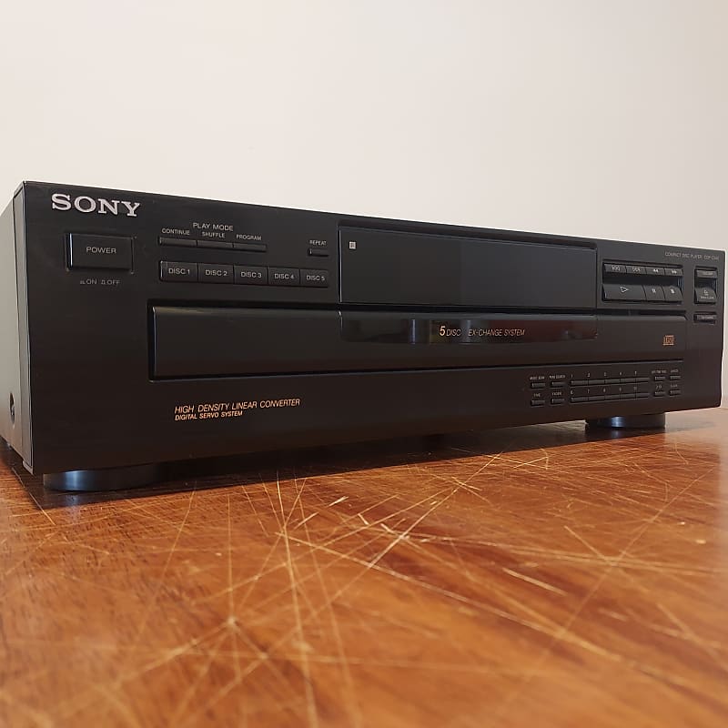 Sony Compact Disc Player CDPC345 5Disc CD Changer No Reverb