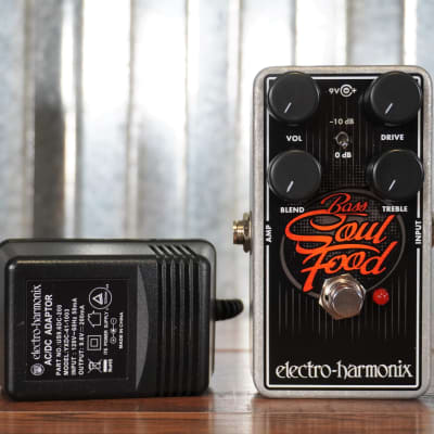 Electro-Harmonix EHX Bass Soul Food Overdrive Boost Effect Pedal image 2