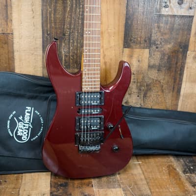 Jackson Dinky Performer PS-4 1990s Dark Wine Red Locking Tremolo HSH w/ Bag for sale