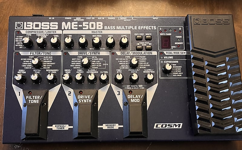 メルぴょんBOSS ME-50B ベースマルチエフェクター 初心者にもおすすめのベース・マルチエフェクター BOSS ME-50B