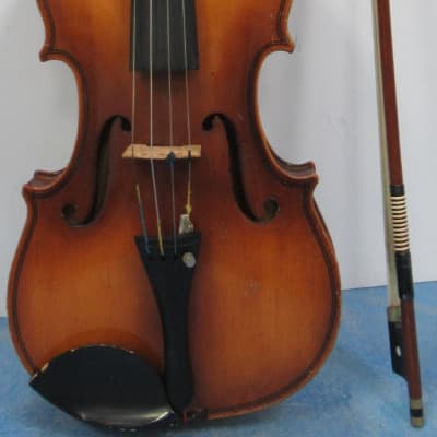 Japan Stradivarius size 4/4 full-size violin, Very Good Condition, case & bow image 13