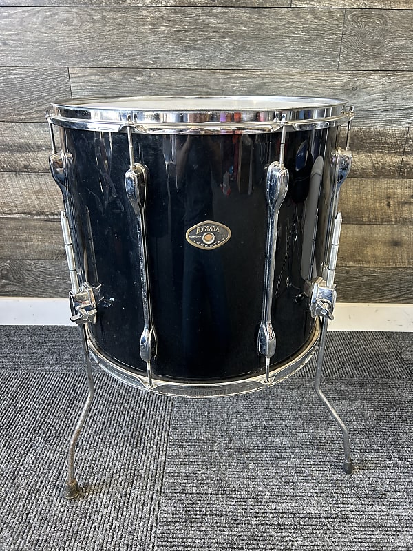 Tama Rockstar 18X16” Floor Tom Black #527 | Reverb