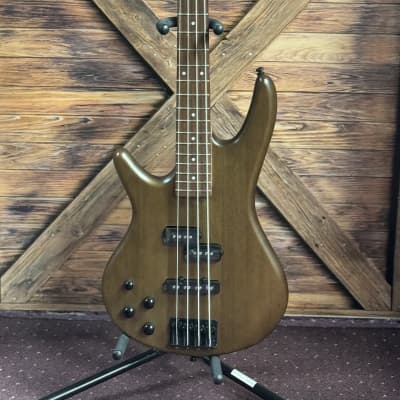 Ibanez GSR200BLWNF Electric Bass Left-Handed 2010s - Walnut Flat image 1