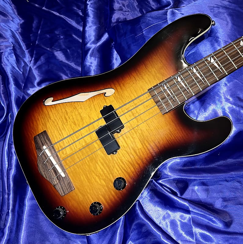 Fender Flame Top HMT Bass Guitar 19901992 Hockey Reverb Australia