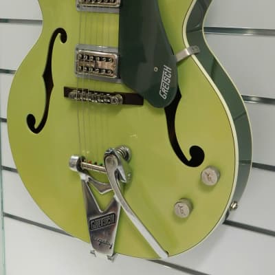 Gretsch G6118T LTV Double Anniversary Limited 2008 Two Tone Smoke Green image 2