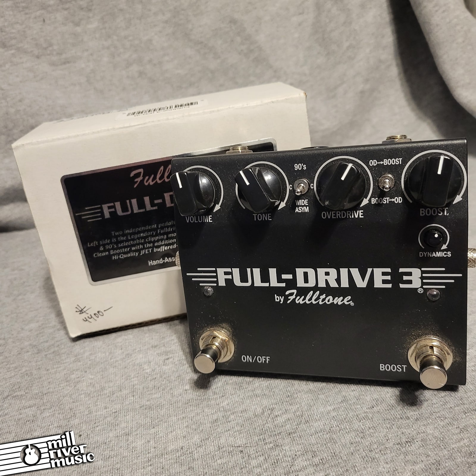 Fulltone Full-Drive 3 Overdrive Effects Pedal w/ Box Used