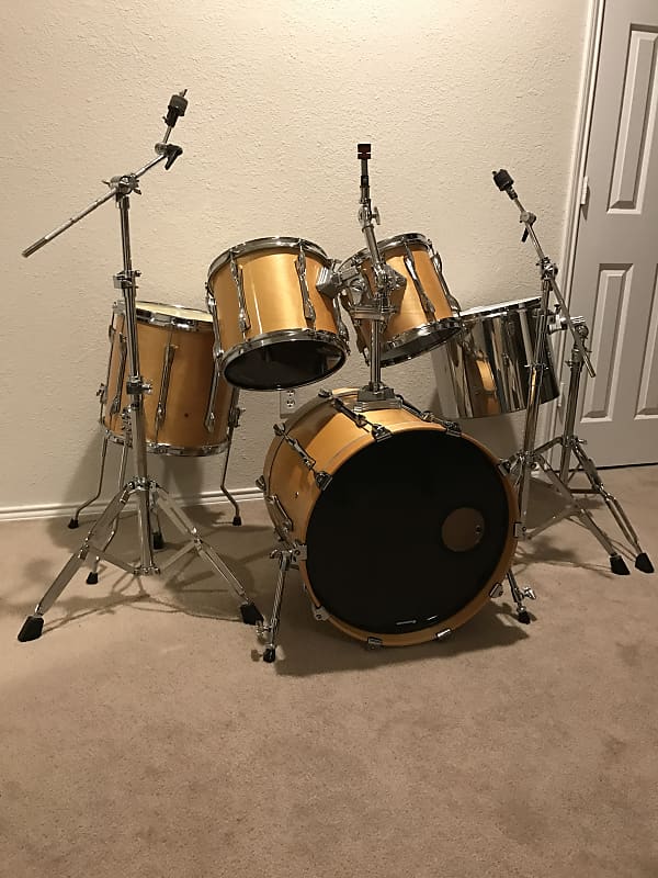 Eames Custom Drum Set/Ludwig Modular HW 19922005 Natural Reverb
