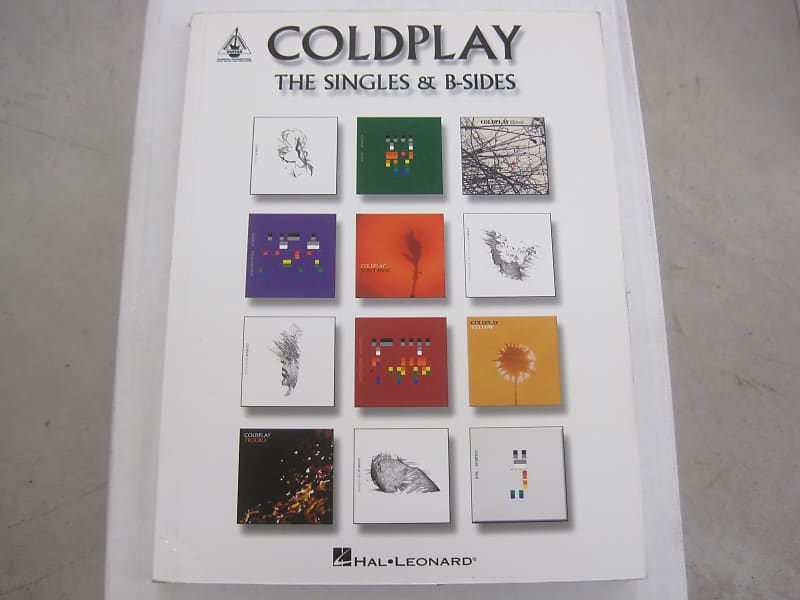 Coldplay The Singles B Sides Sheet Music Song Book Guitar Tab