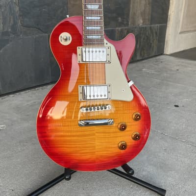 USED EPIPHONE LES PAUL PRO CHESFRRY SUNBURST W/CASE | Reverb