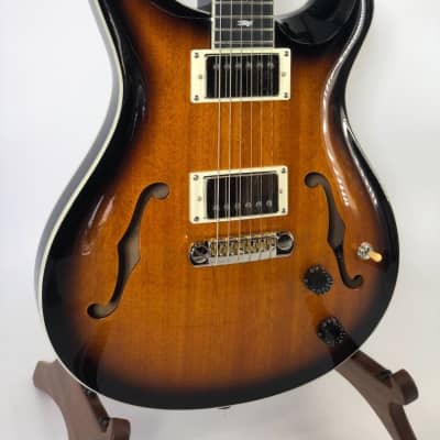Paul Reed Smith PRS SE Hollowbody II Electric Guitar Tri Color Burst Ser# D19494 image 3