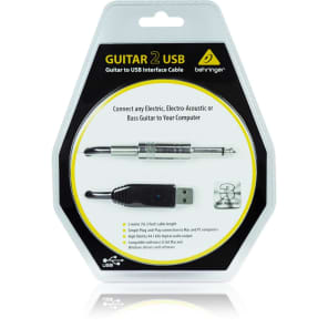 Behringer GUITAR 2 USB Single Channel Instrument Interface Cable
