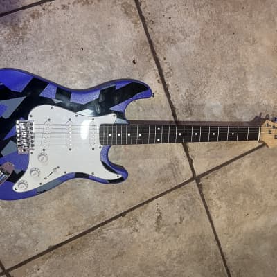 New Vision Stratocaster ST5 Red Lefty Left Handed | Reverb