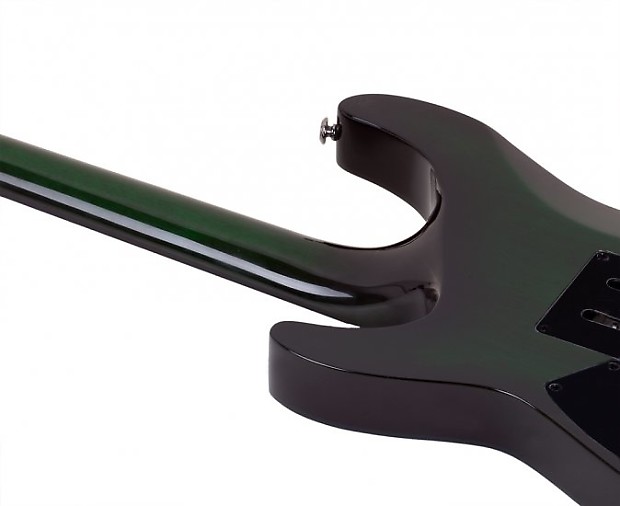 Schecter Hellraiser C-1 FR Special Edition SE 2013 STGB See Thru Green  Burst Electric Guitar