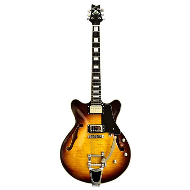 Semi Hollow Body Wolf Guitars Australia Chuck VB Reverb Australia