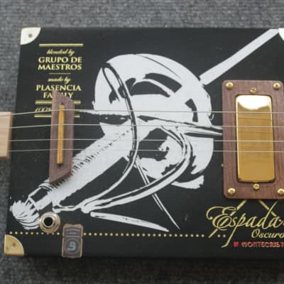 Espada Oscuro Electric Cigar Box Guitar by D-Art Homemade Guitar Co. image 3