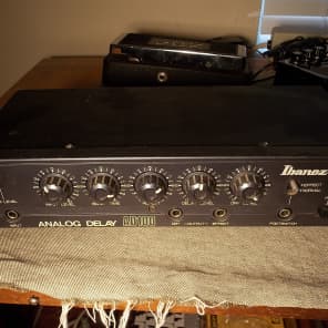 IBANEZ AD100 ANALOG DELAY TABLE TOP UNIT. 3005 CHIP MAXON's BEST SOUNDING ECHO image 1