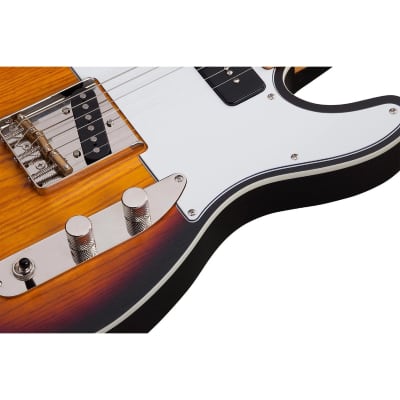 Schecter PT Special Solid Body Electric Guitar 3-Tone Sunburst image 24
