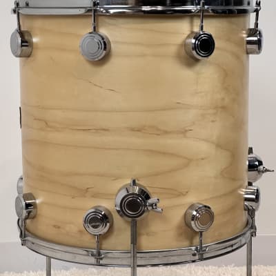 George Hayman 22/13/16/5.5x14" Vibrasonic Drum Set - Refinished Natural Maple image 20