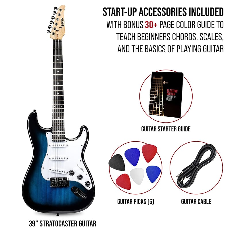Cs 39” Electric Guitar Kit For Beginner, Intermediate & Pro