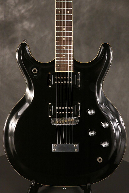 Acoustic Black Widow made by Mosrite 1973 Black