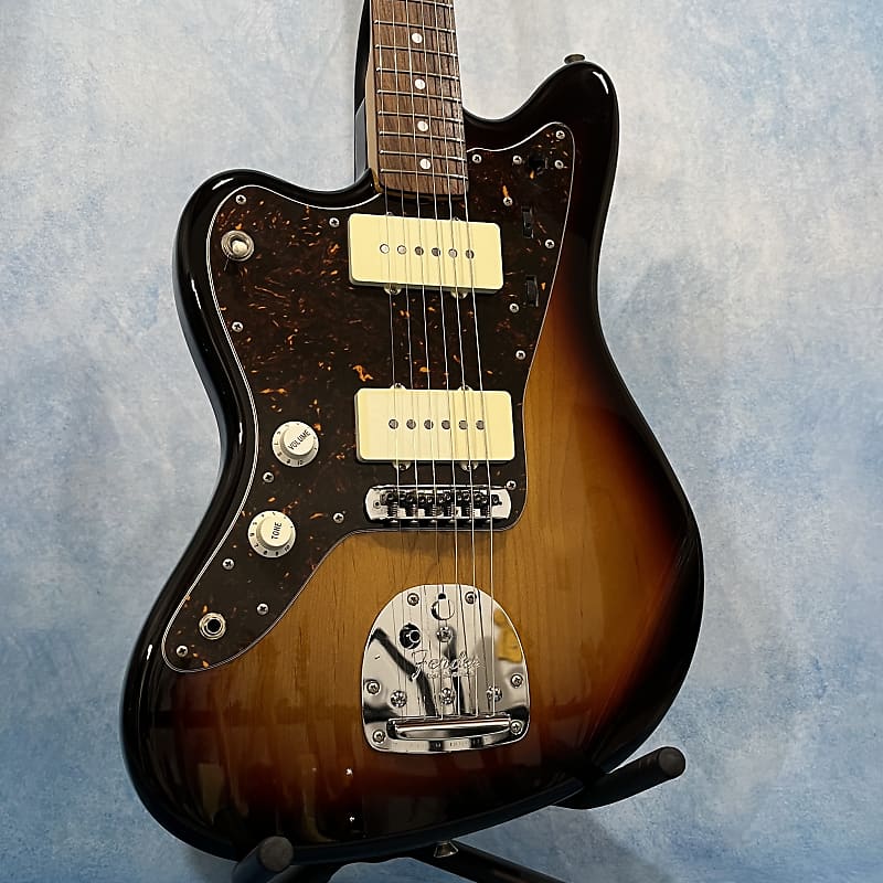 2012 Fender JM66 Jazzmaster Lefty LH 3 Tone Sunburst Japan