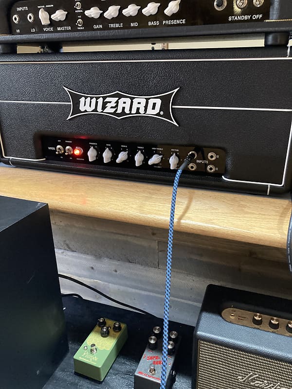 Wizard Vintage Classic 50 Black Master Volume Video Reverb