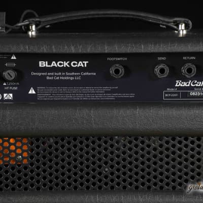 Bad Cat Black Cat 20W 2-Channel Tube Amp Head w/ Footswitch & Cover image 8