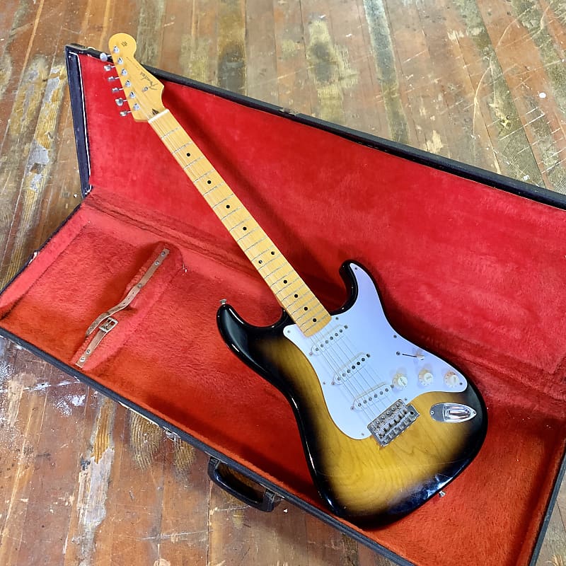 Fender Stratocaster Sunburst st-57 crafted in japan cij mij original vintage reissue strat image 1