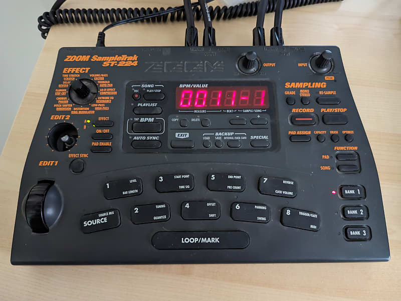 ZOOM SampleTrak ST224 Reverb