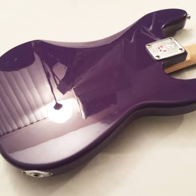 Lefty SX "Rock N Rose" Precision Bass Special Left-Handed Purple Glitter. Great Condition !... image 21