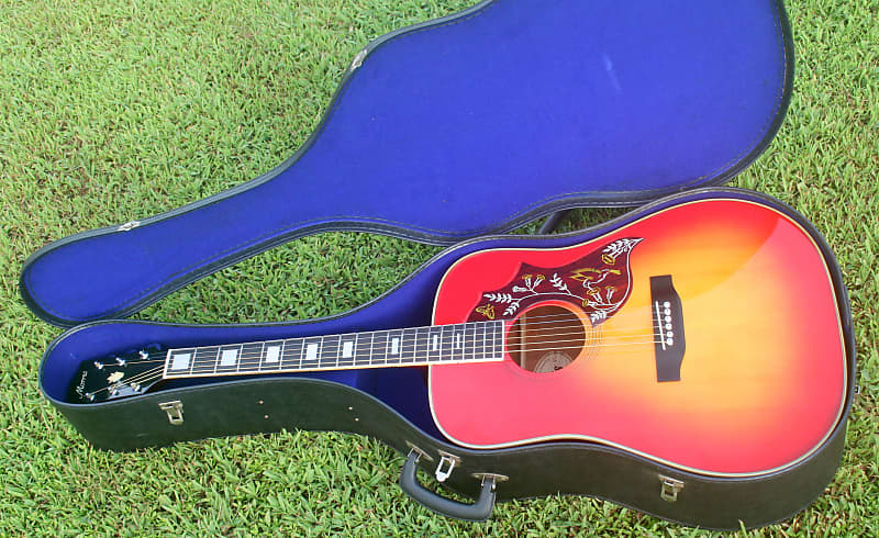 Late '70 Morris WH-20 Humming Bird - Red Sunburst+Original Semi