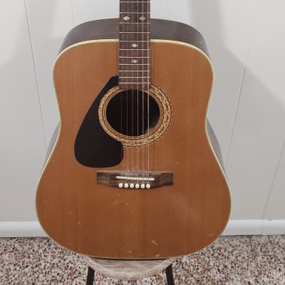 Vintage Fender F-95 dreadnaught acoustic guitar with exotic