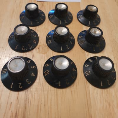 Vintage knobs / dials for Fender Amp Late 1960's early 1970's - original Deluxe Twin Reverb Princeton Bassman image 1