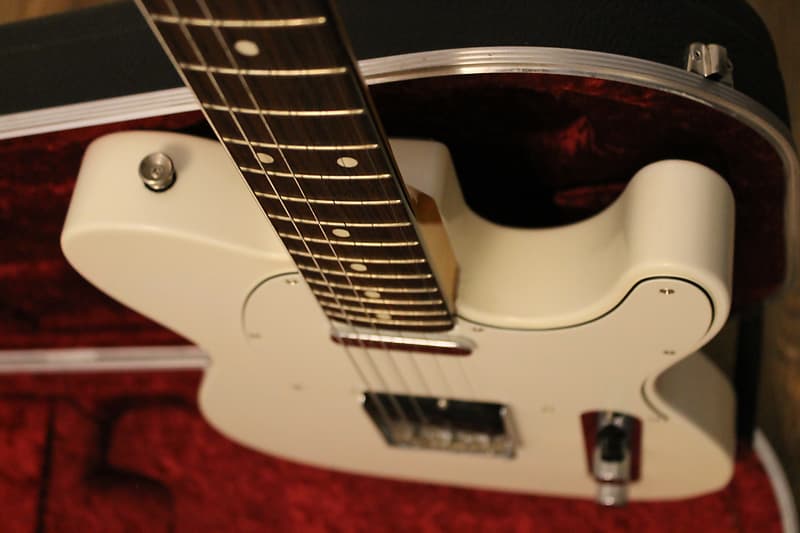 Fender/MJT Telecaster Olympic White nitro body MIJ Tele neck