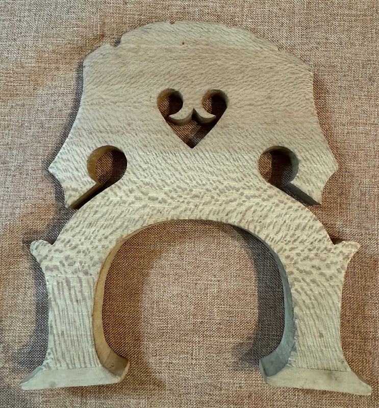 Vintage Upright Bass Bridge Replacement Part Reverb