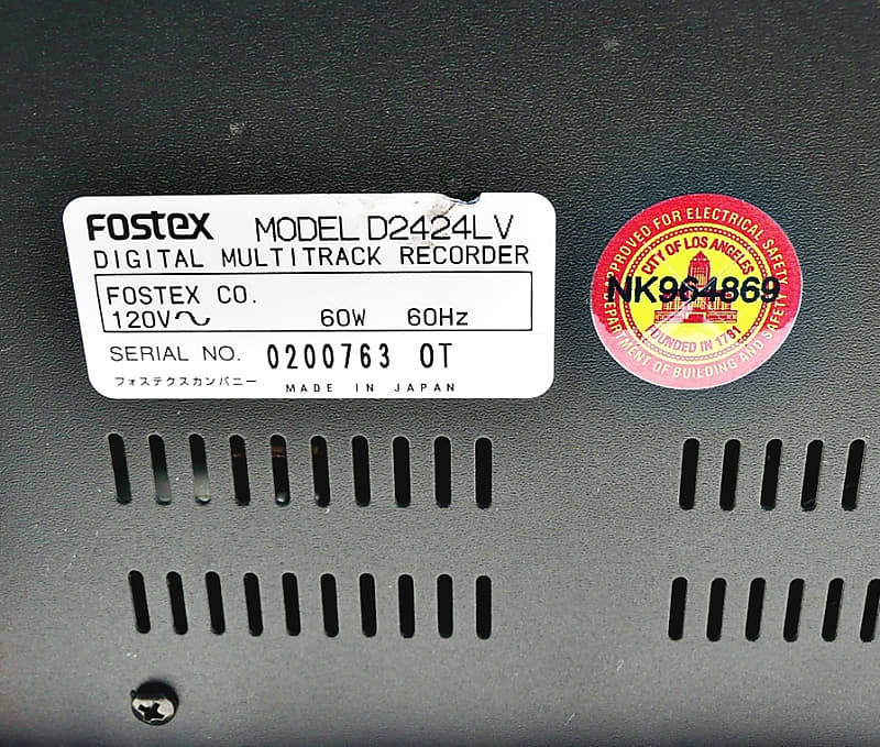 Fostex D2424LV 24トラックレコーダー【値下げしました】 ヨドバシ.com - フォステクス FOSTEX 24トラックデジタル