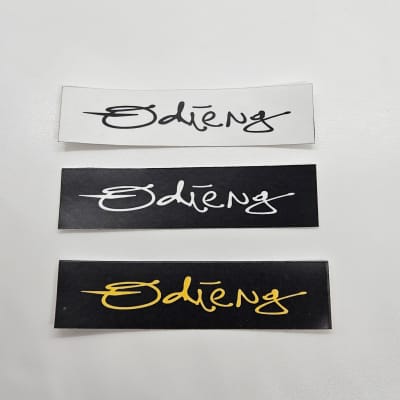 3x Odieng Stickers 3.5in x 7/8in RARE