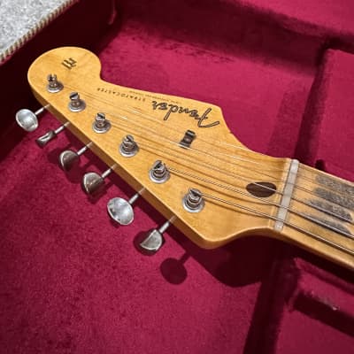 Fender Custom Shop Limited Edition Fat 50’s Stratocaster Relic – Wide Fade Chocolate 2-Color Sunburst image 7