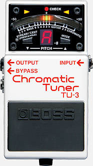 Boss TU-3 Chromatic Tuner Pedal with Bypass image 1