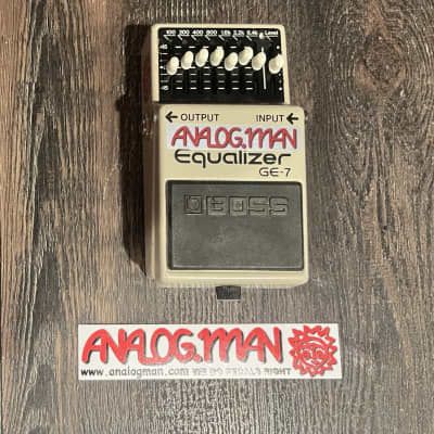 Analogman Boss GE-7 Equalizer with Mod | Reverb Analogman Boss GE-7 Equalizer with Mod | Reverb