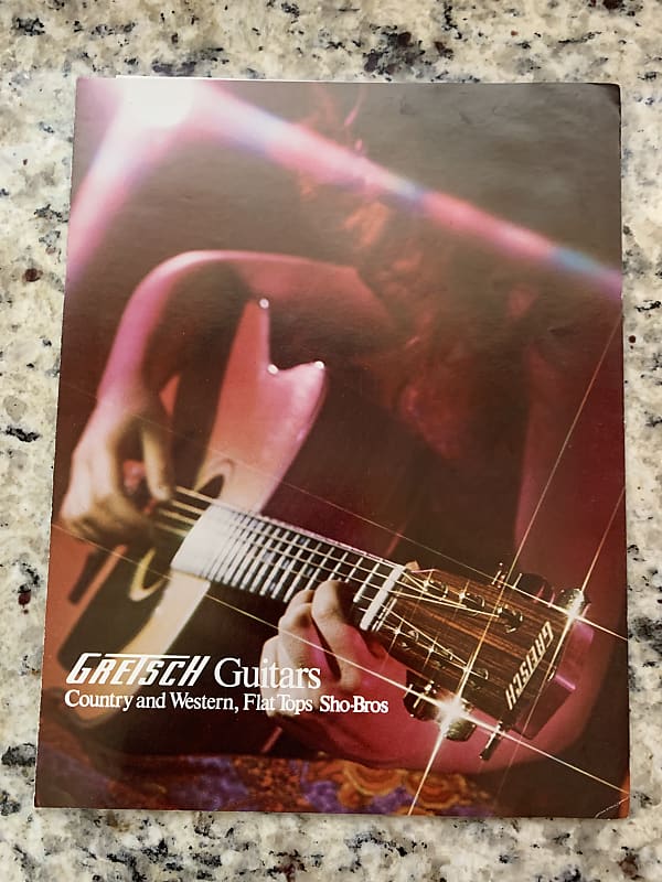 Gretsch Guitar Catalog 60’s70’s Supreme Deluxe Rancher Sun Reverb