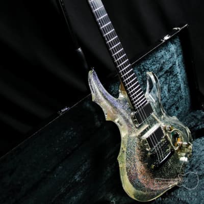 ESP Special Ordermade Forest Acrylic Rainbow w/ EMG Pickups image 3